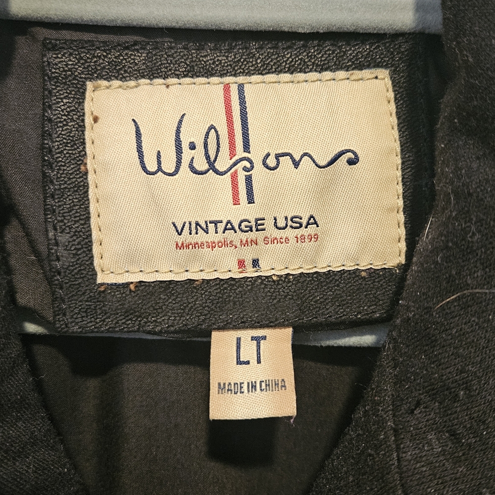 Wilsons Leather Classic Black Jacket - Picture 3 of 4
